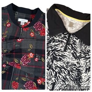 CJ Banks Lot Of 2 Full Zip Lightweight Jackets‎ Women's Size 2X Pockets Designer